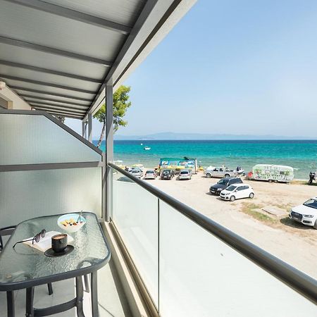 Tridente Mare Apart Hotel Pefkochori Esterno foto