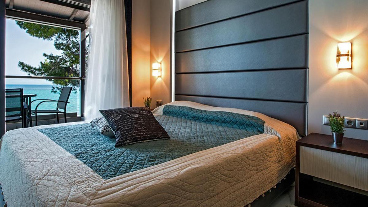 Tridente Mare Apart Hotel Pefkochori Esterno foto