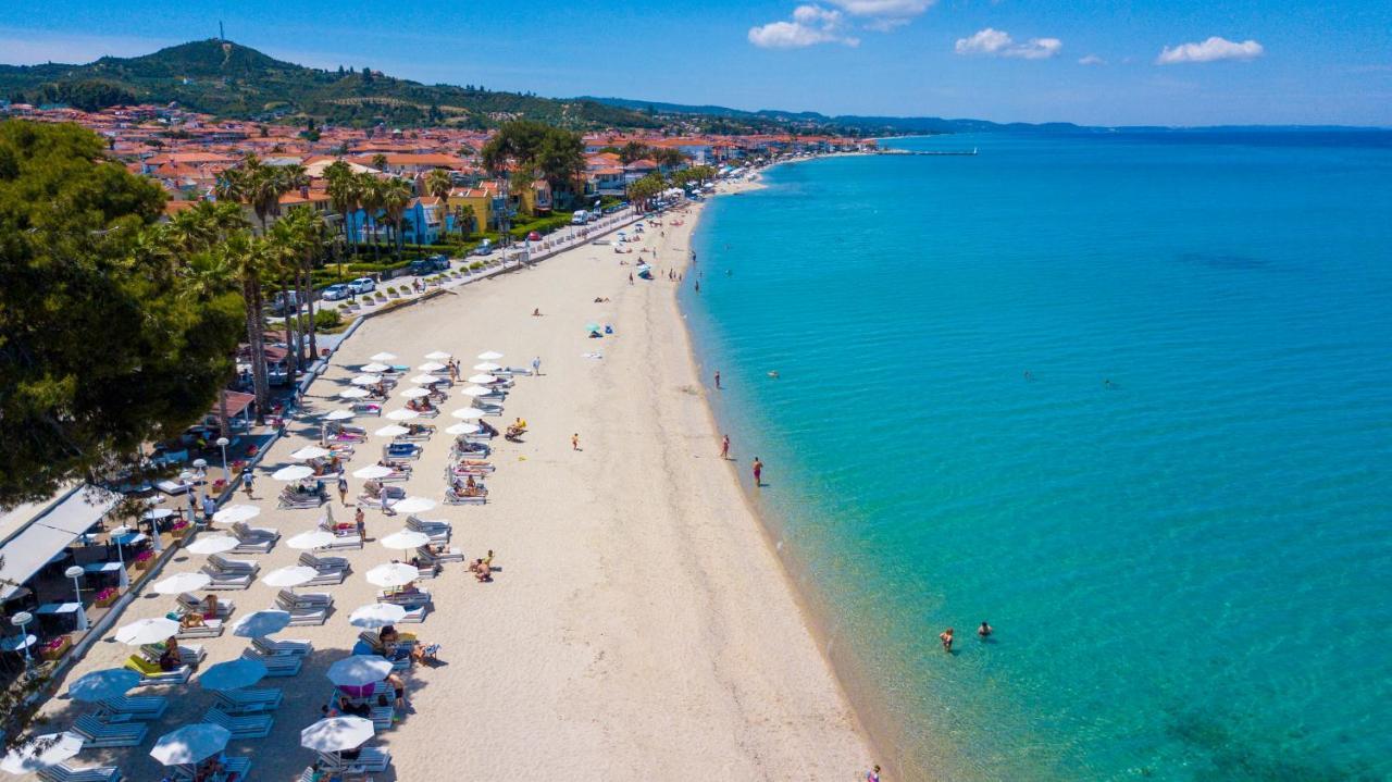 Tridente Mare Apart Hotel Pefkochori Esterno foto
