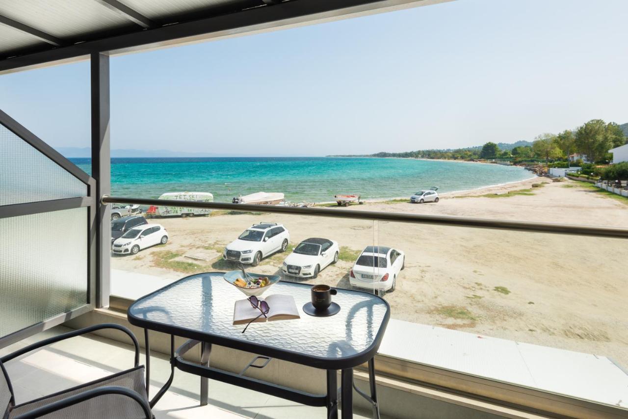 Tridente Mare Apart Hotel Pefkochori Esterno foto