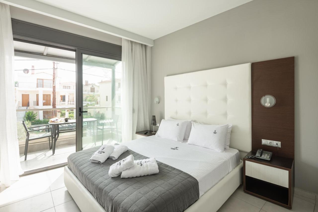 Tridente Mare Apart Hotel Pefkochori Esterno foto