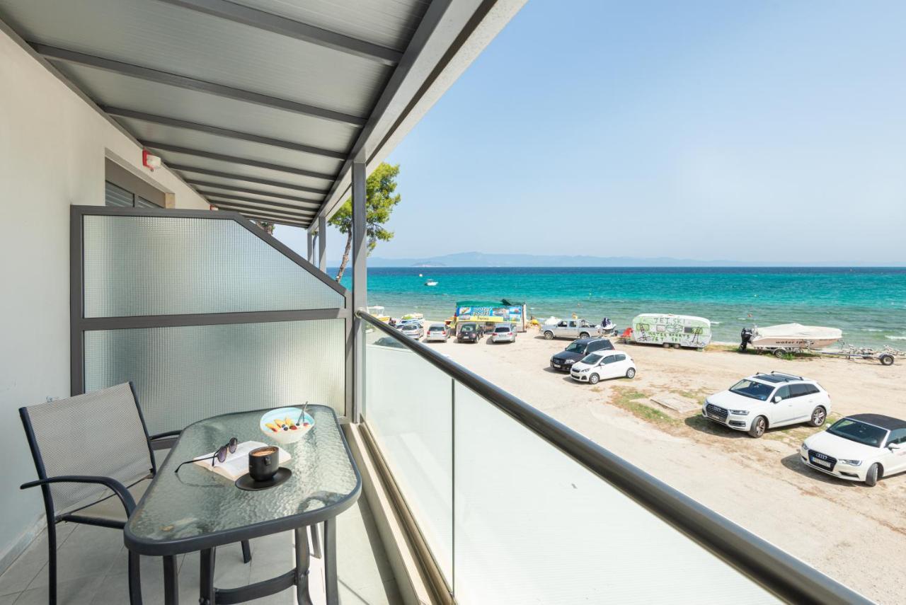 Tridente Mare Apart Hotel Pefkochori Esterno foto