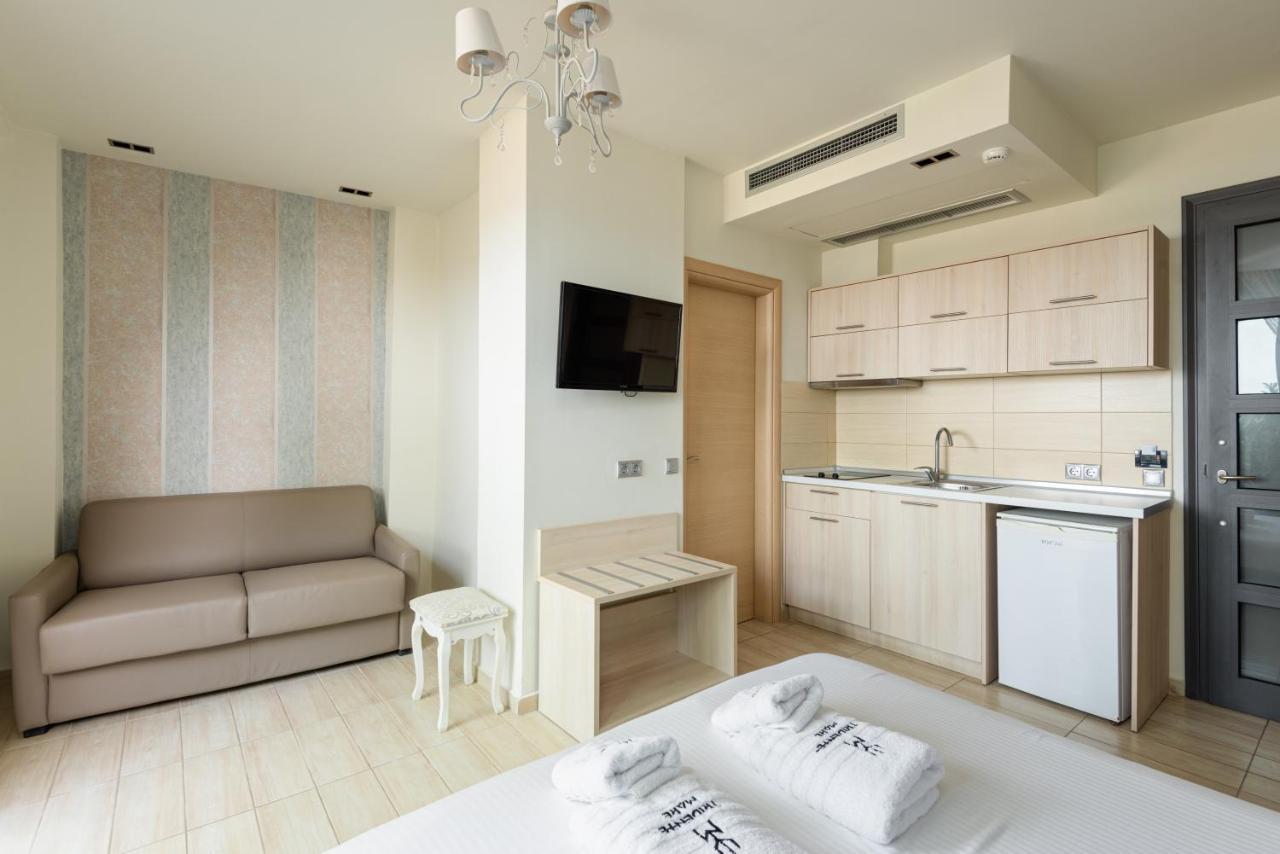 Tridente Mare Apart Hotel Pefkochori Esterno foto