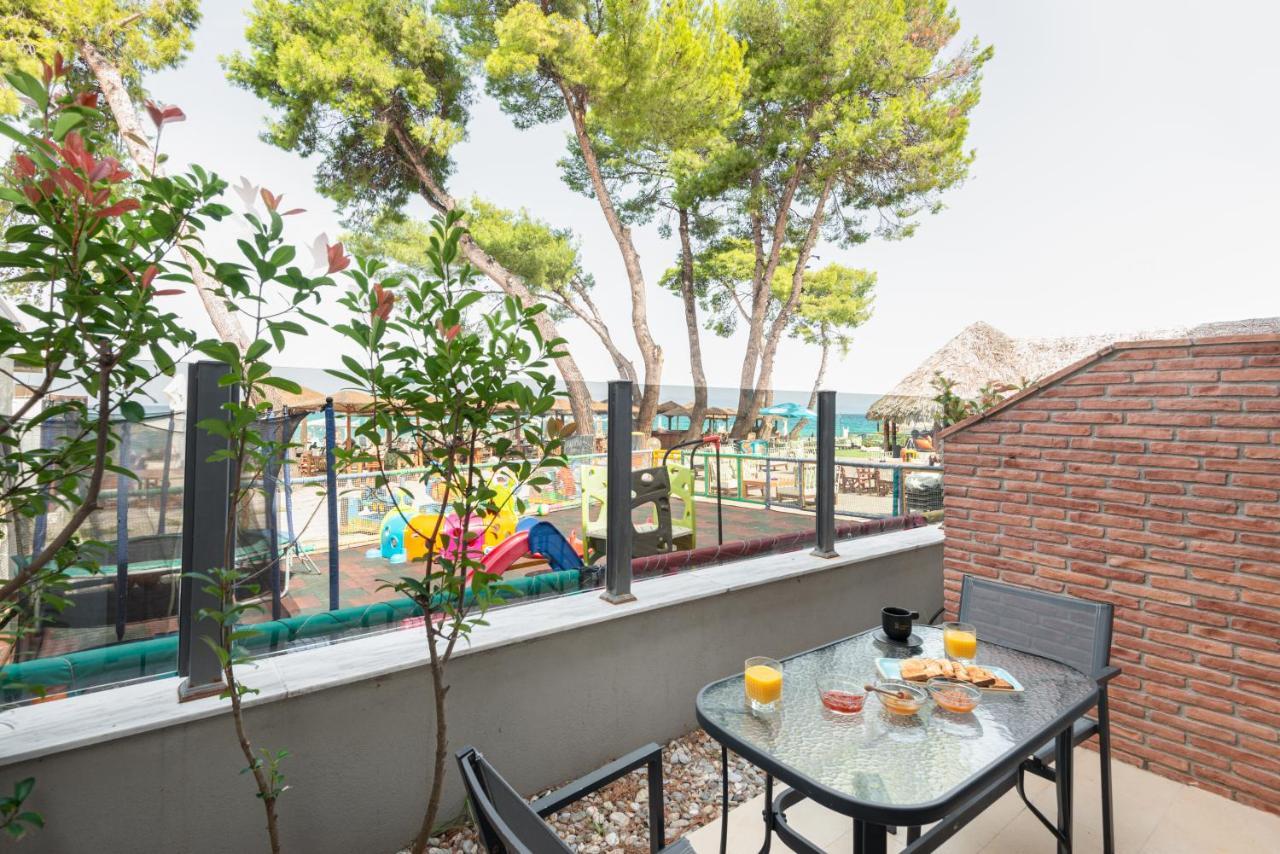 Tridente Mare Apart Hotel Pefkochori Esterno foto