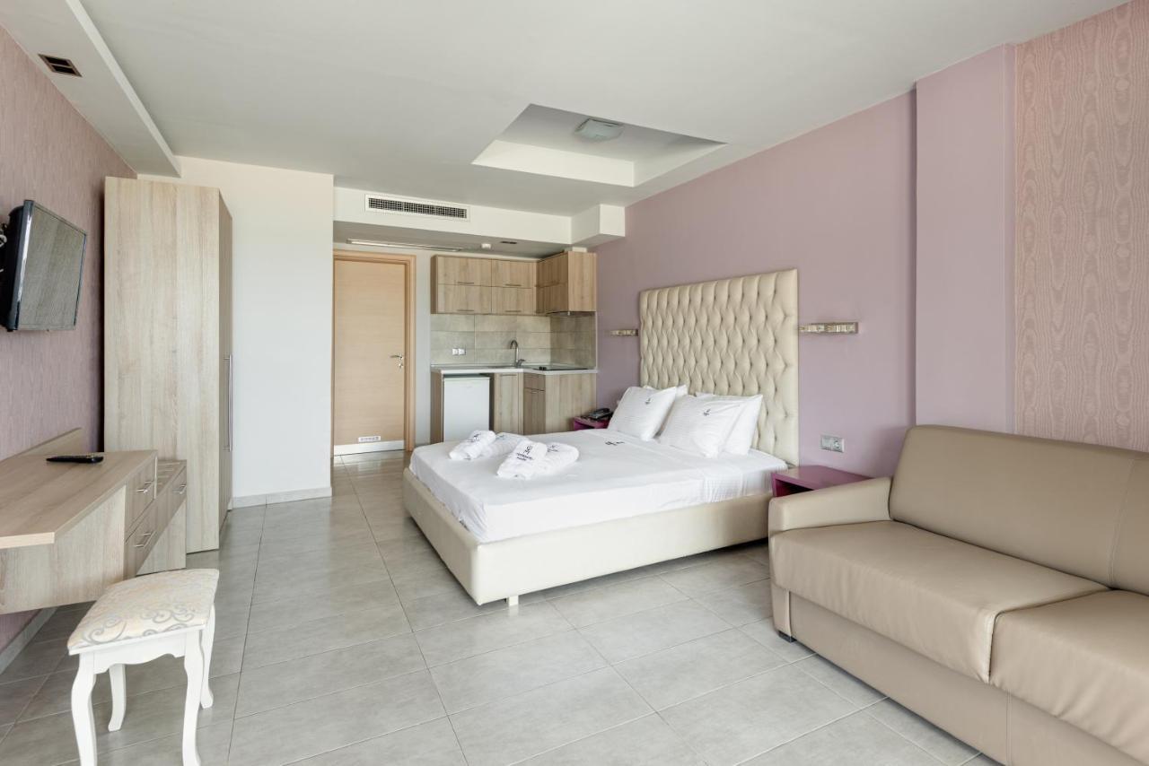 Tridente Mare Apart Hotel Pefkochori Esterno foto