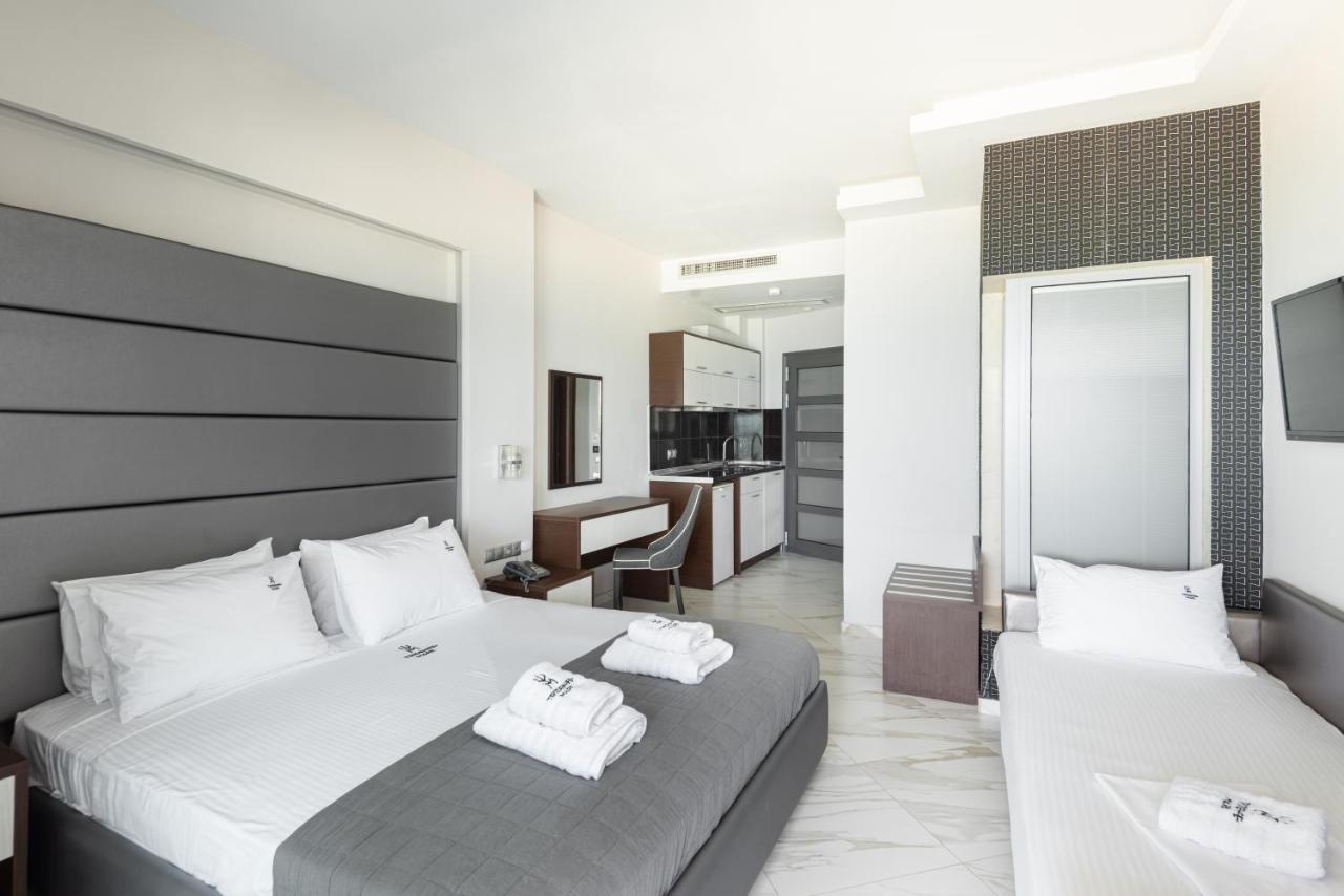 Tridente Mare Apart Hotel Pefkochori Esterno foto