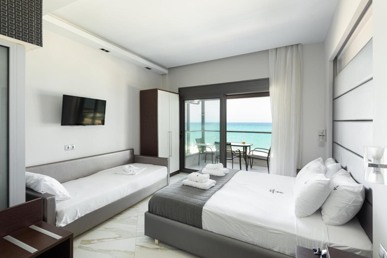 Tridente Mare Apart Hotel Pefkochori Esterno foto
