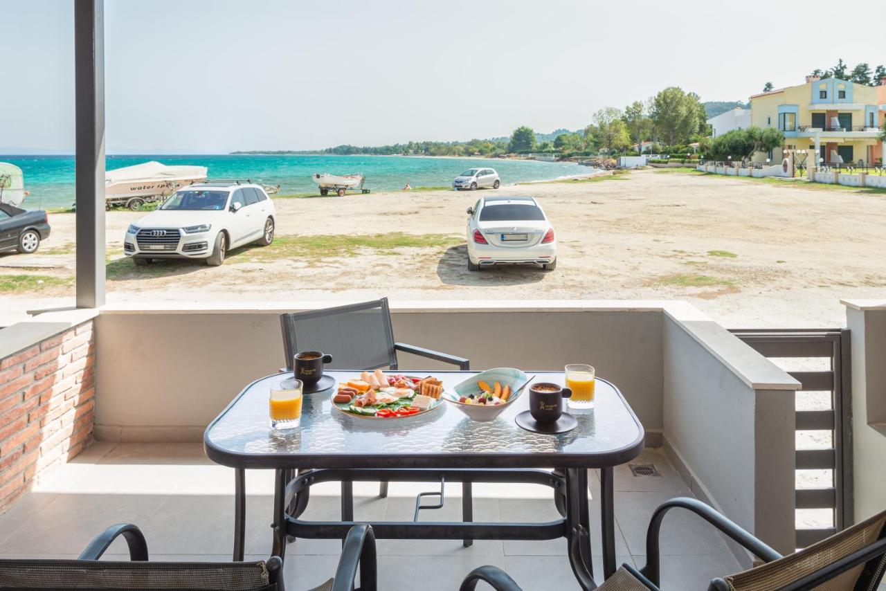 Tridente Mare Apart Hotel Pefkochori Esterno foto